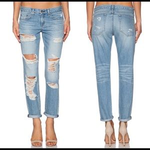 rag & bone Boyfriend Distressed Jean